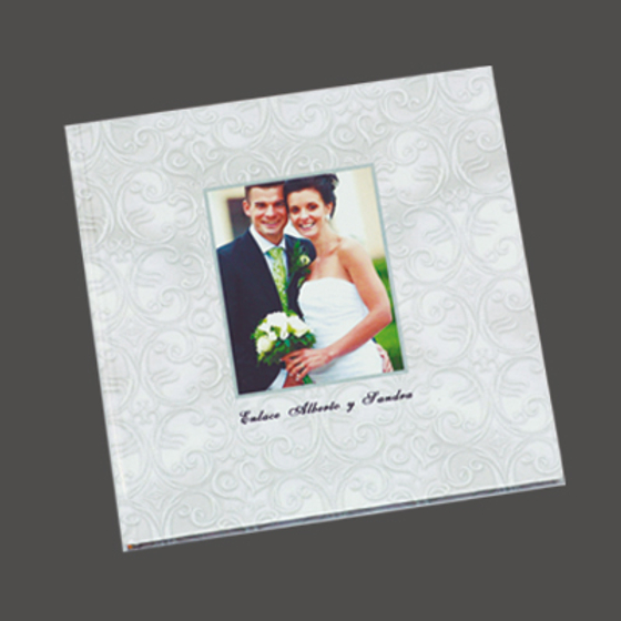 Foto álbum cuadrado de 21x21 cm.