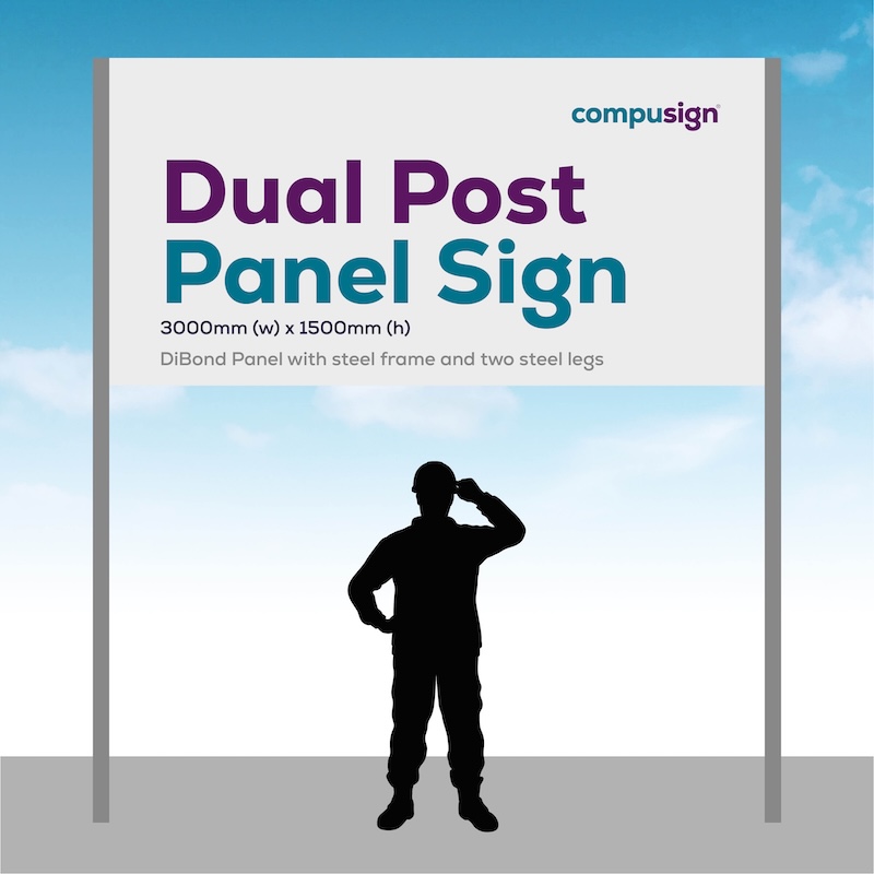 Post & Panel Sign 1