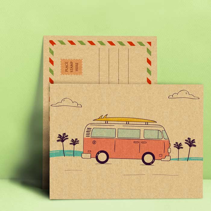 Brown Kraft Postcards Brown Kraft Postcards