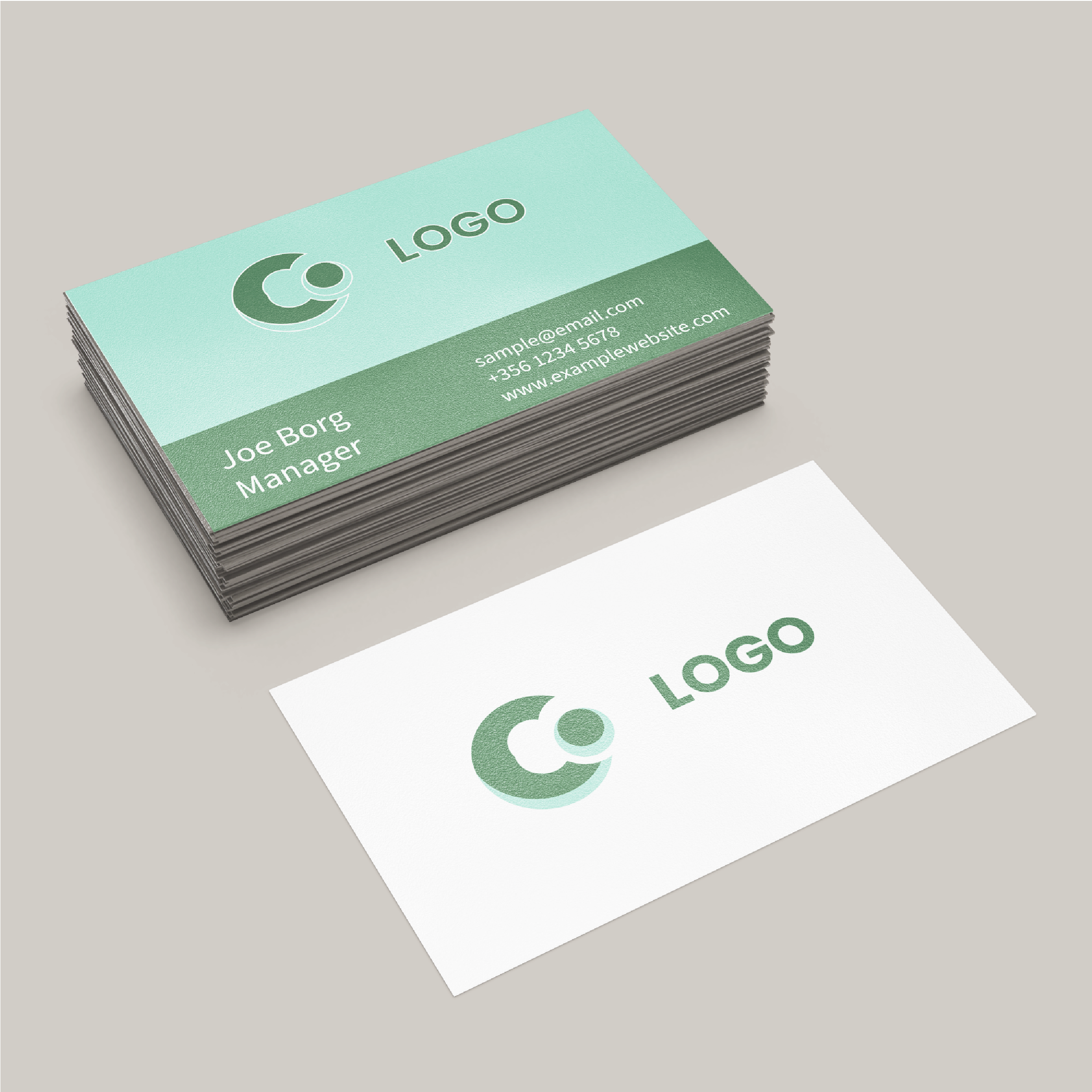 Laminated Business Cards