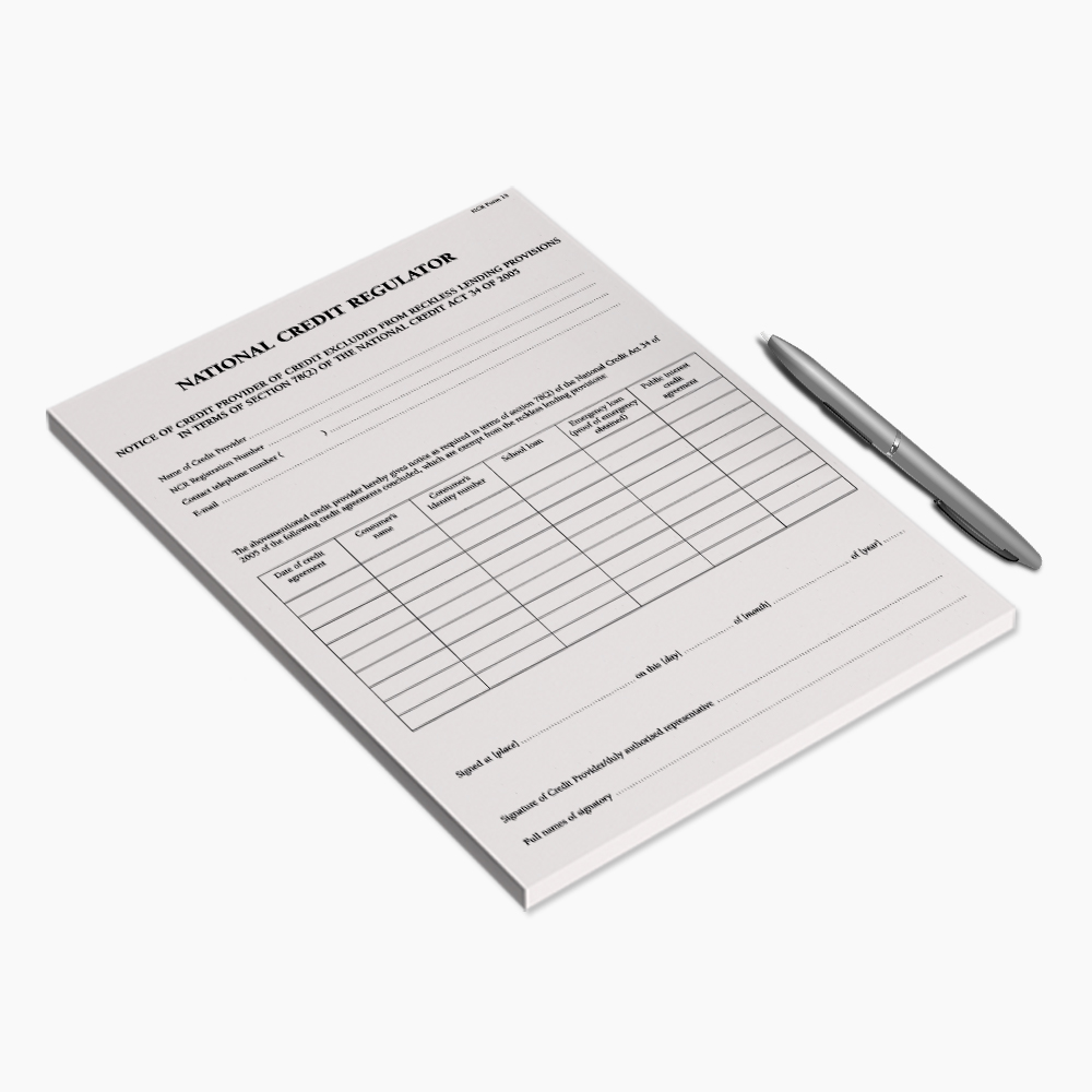 NCR Forms