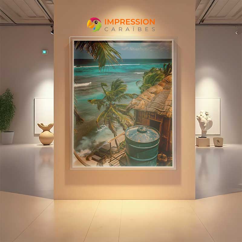 Plaque transparent 10mm - Guadeloupe
