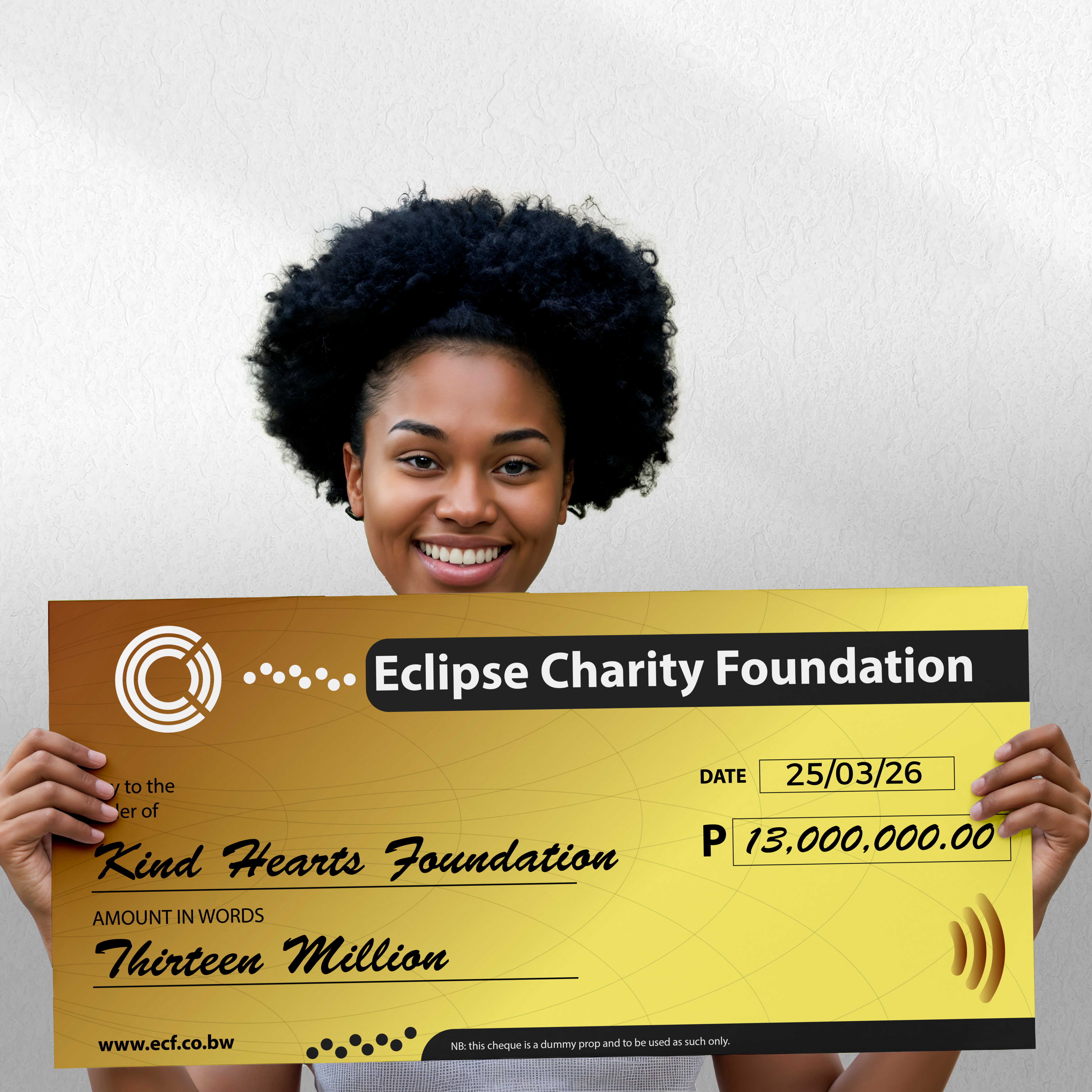 Dummy Cheque