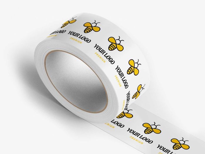 Tape med trykk/pakketape