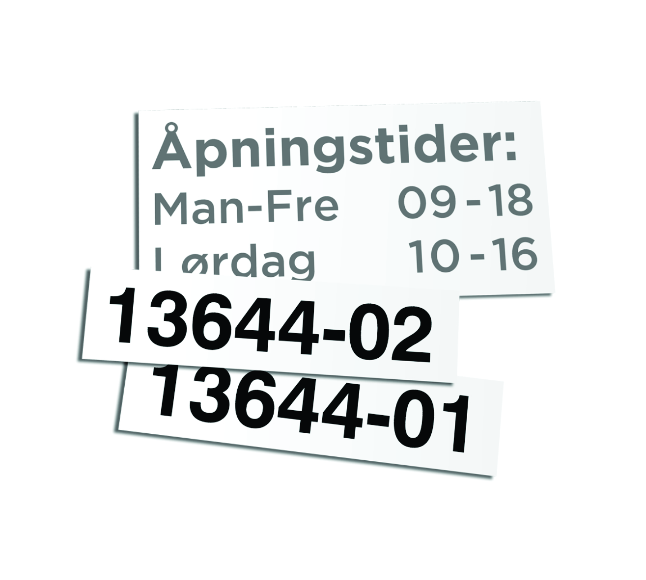 Folietekster / dekor 