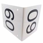 Dypgraverte aluminiumsskilt til merking av brygger 2