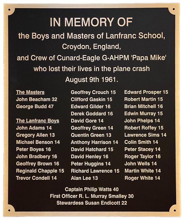 Støpte bronseskilt 2