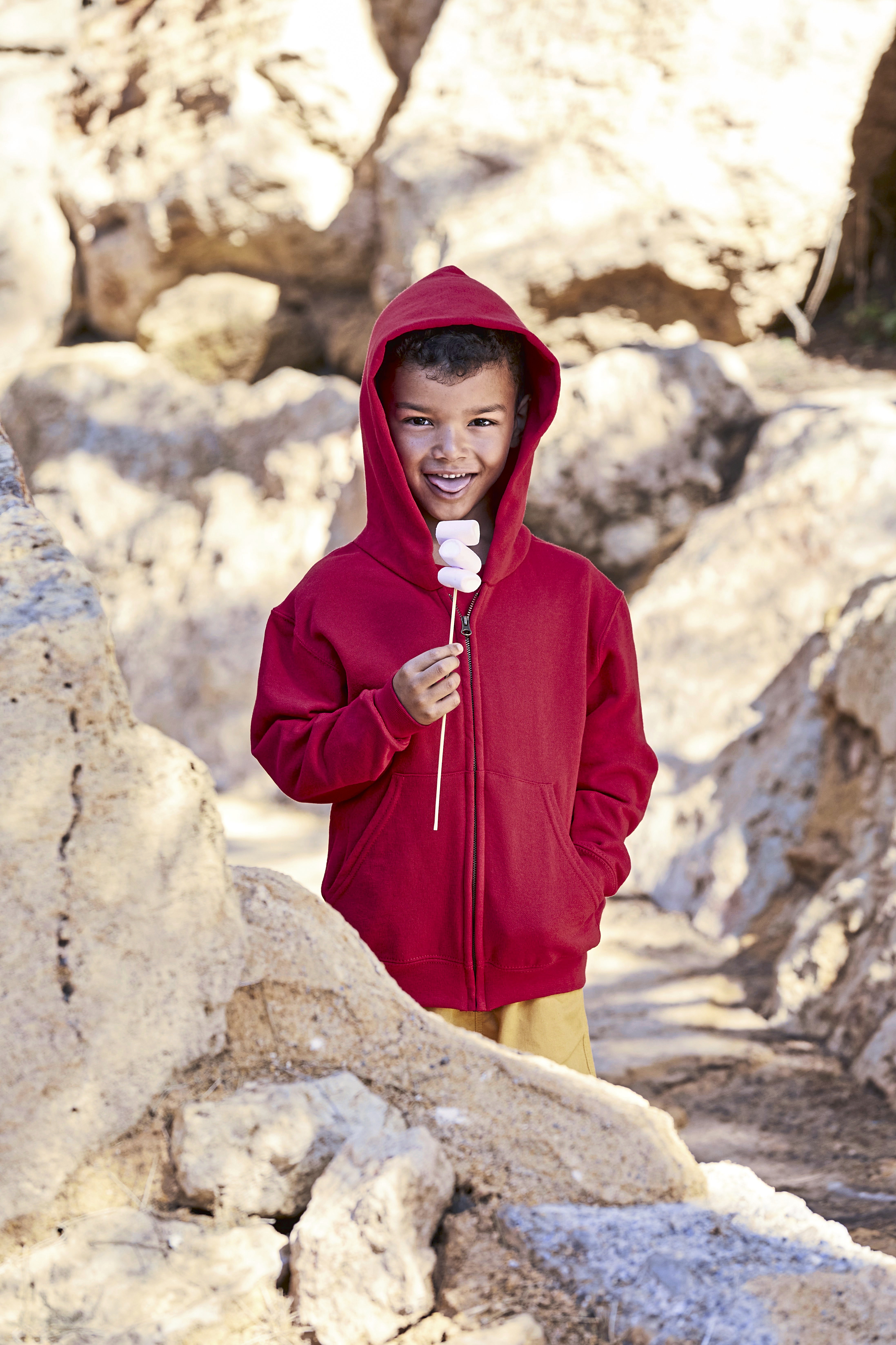 Youth Zipper hoodie-Fruit of the Loom Premium