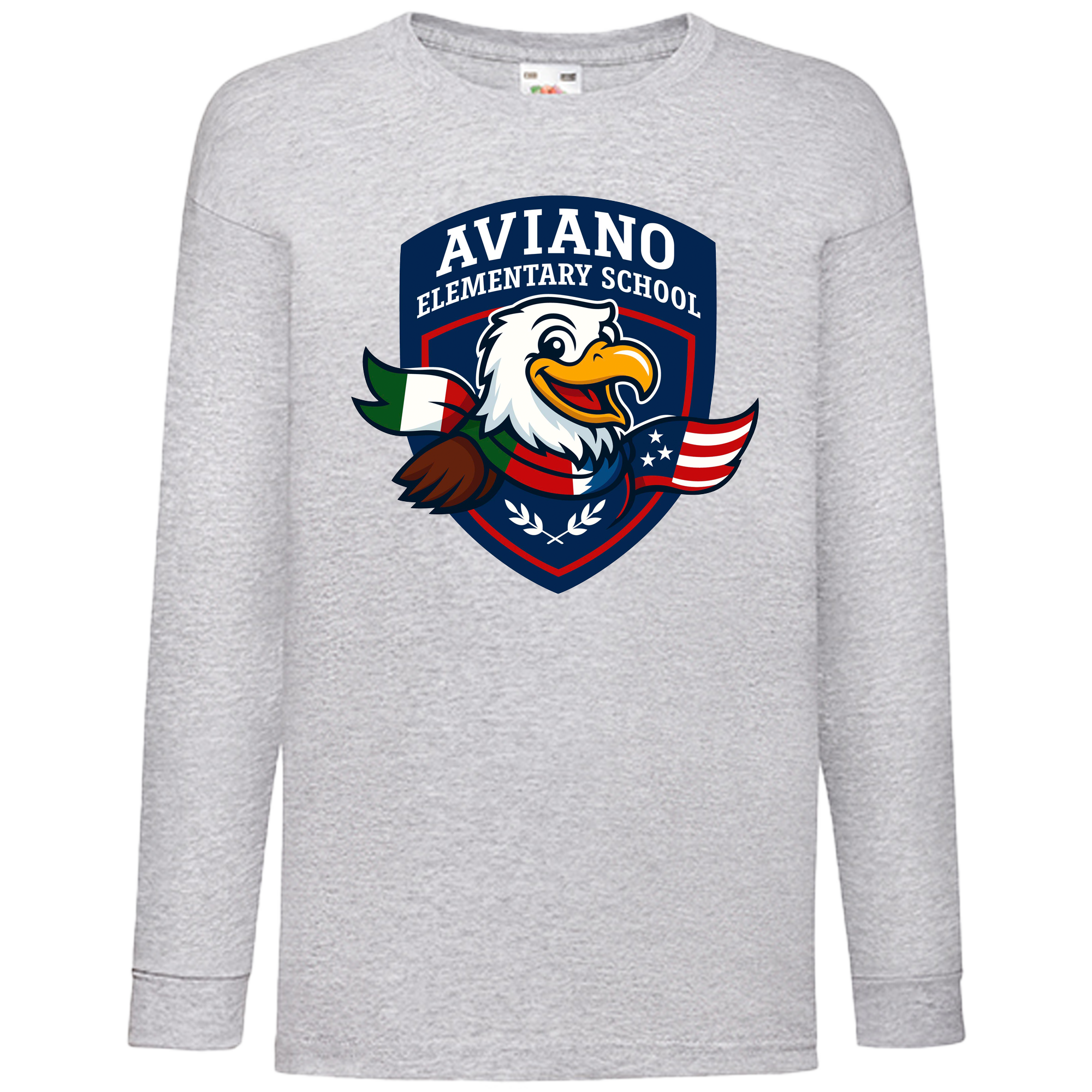 Aviano Long Sleeve T-Shirt Youth - Value weight design 3