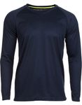 Adult T-Shirt-Long Sleeve Active Dry Mesh 1