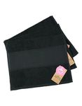Black Towel 30x50cm