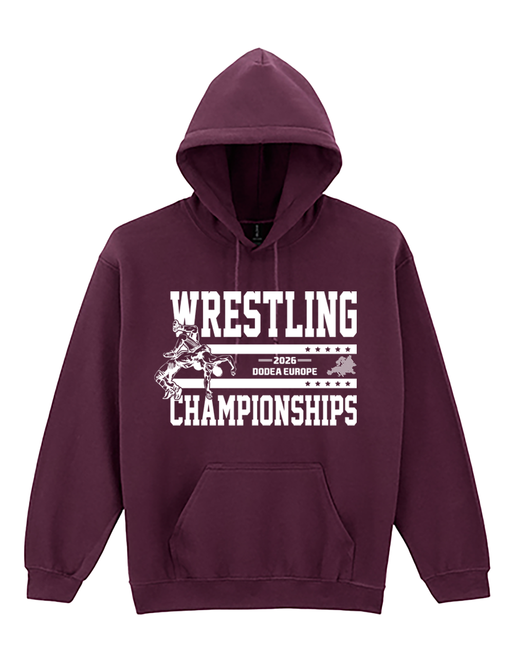 Wrestling Euros Adult Hoodie Design 1 7
