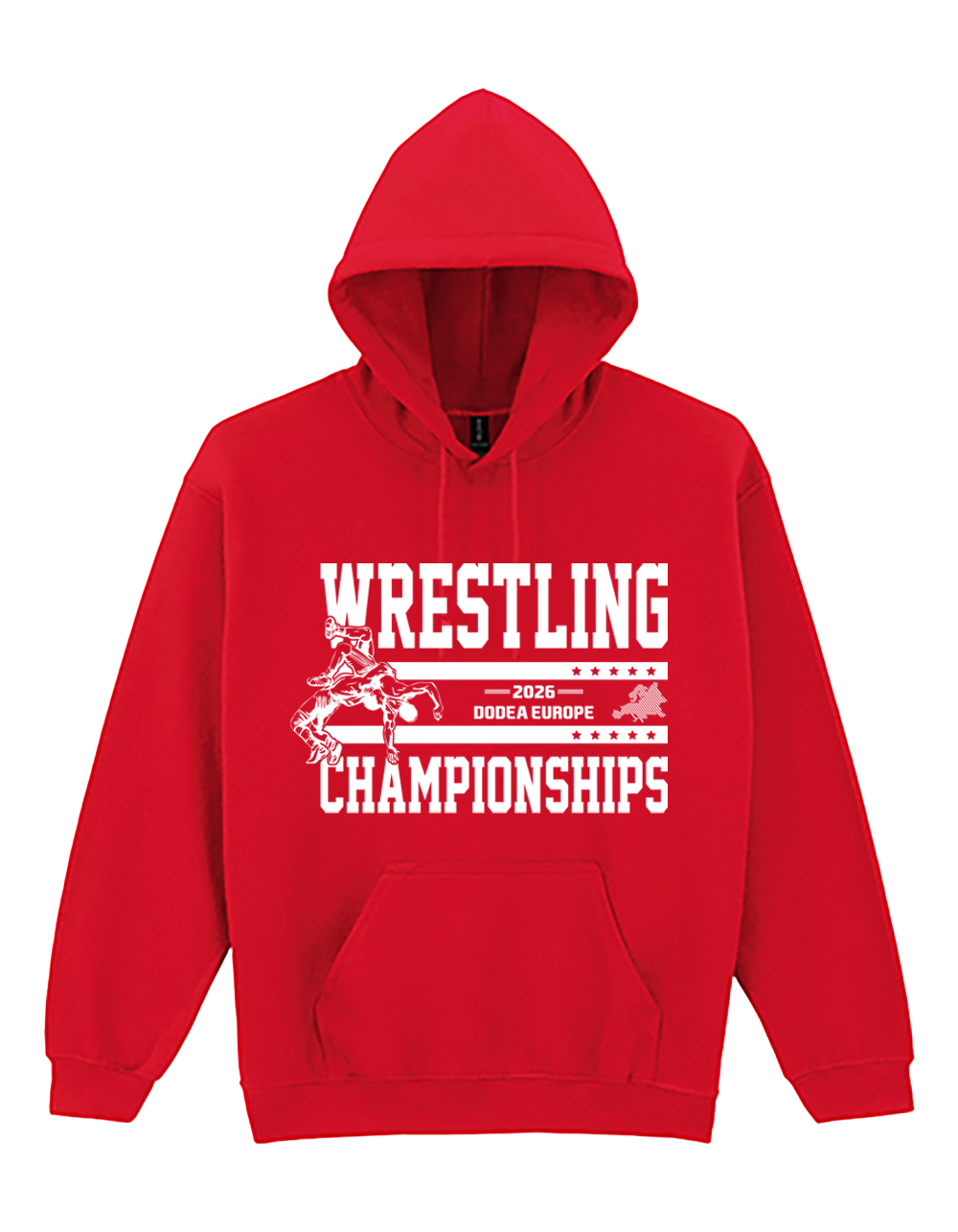 Wrestling Euros Adult Hoodie Design 1 3