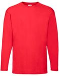 Adult Long Sleeve T-Shirt-Fruit of the Loom  ValueWeight 3