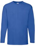 Adult Long Sleeve T-Shirt-Fruit of the Loom  ValueWeight 1
