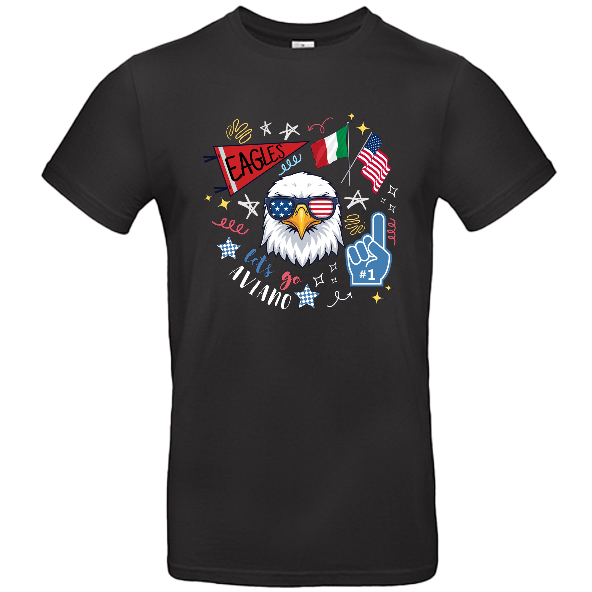 Aviano T-Shirt Adult - B&C E150/190 design 2 1