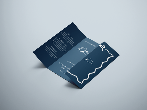 Gatefold Invitation Test Print