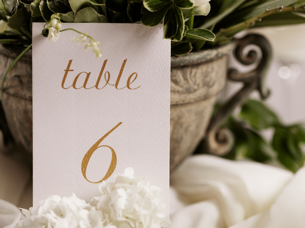 Table Names & Numbers