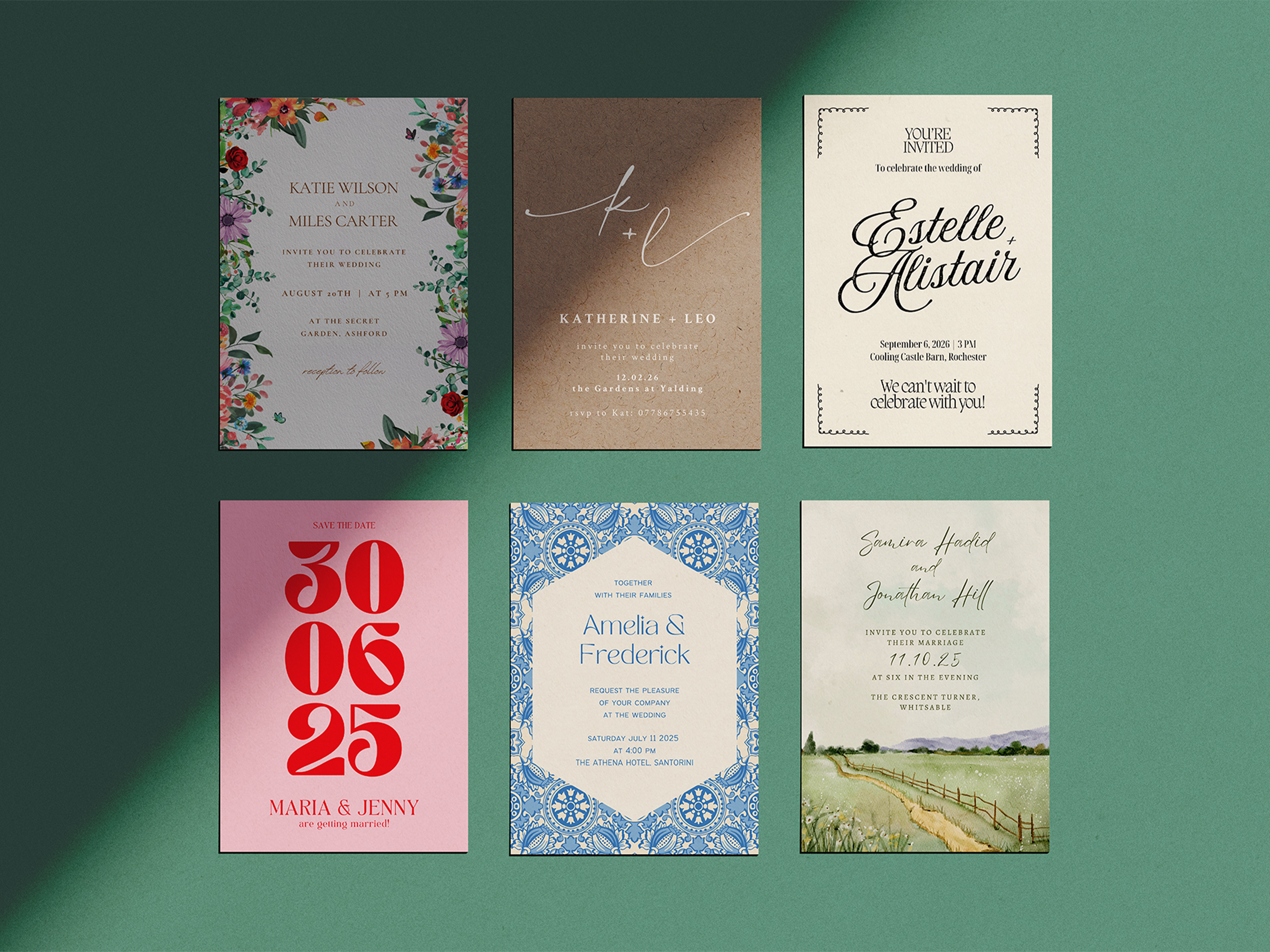 Photo Invitations Sampler Free Wedding Sample Pack | Invitation Samples | Kent Print