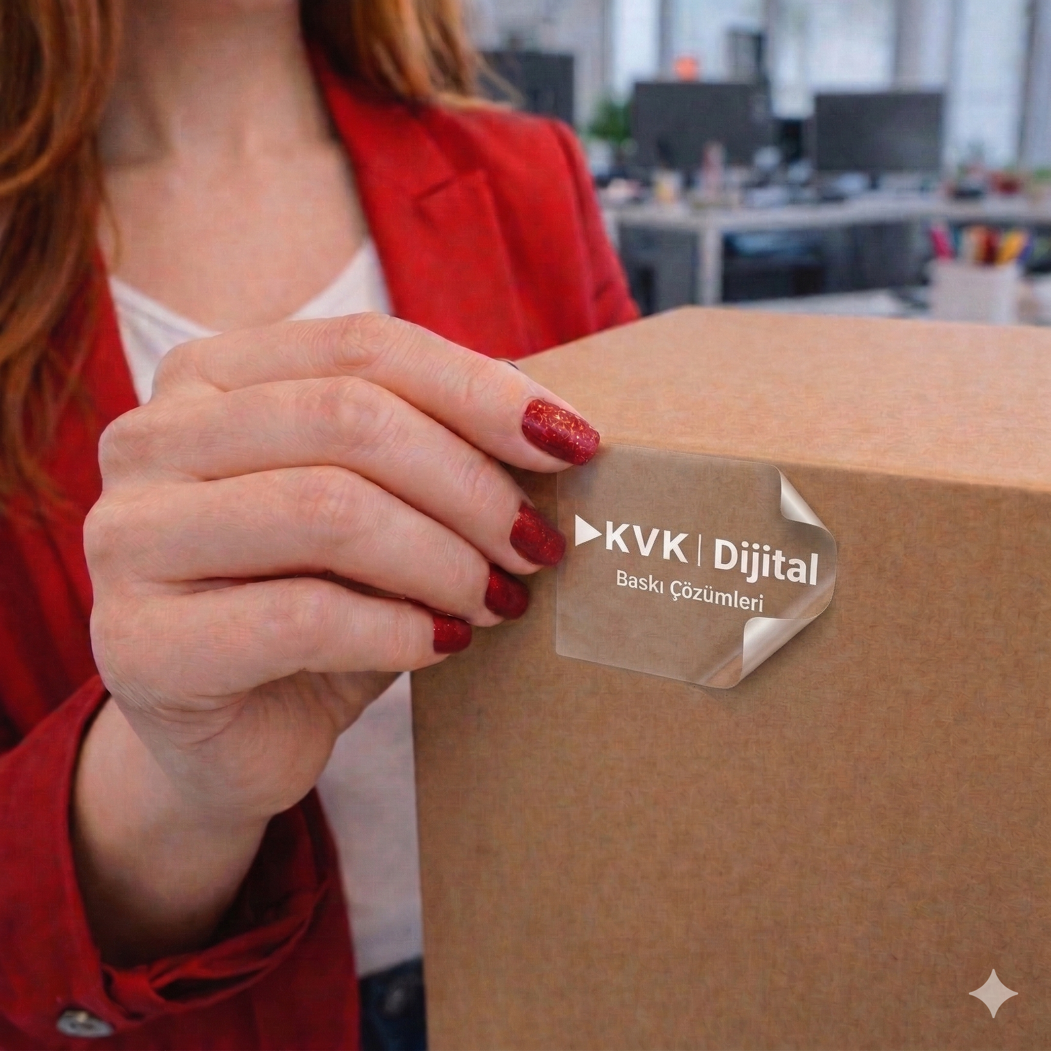 Şeffaf Sticker / Etiket