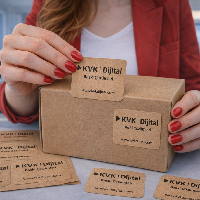 Kraft Sticker / Etiket