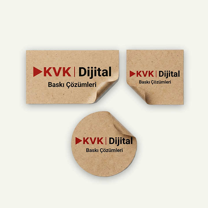 Kraft Sticker / Etiket