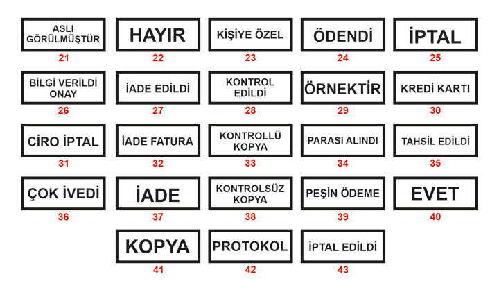 Hazır Kaşeler 2