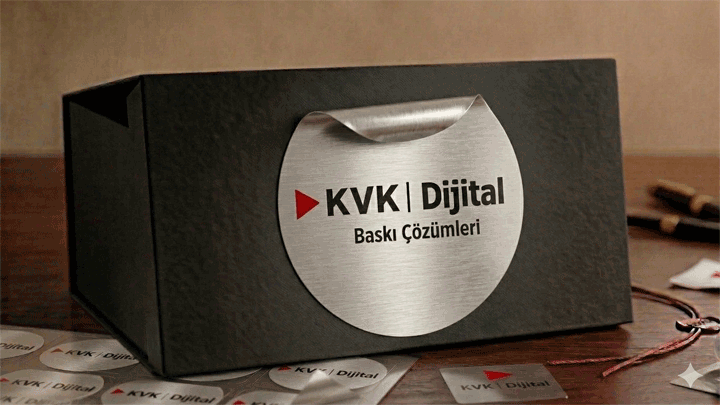 Metalize (Gümüş) Sticker / Etiket 1