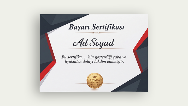 Sertifika Baskıları 1