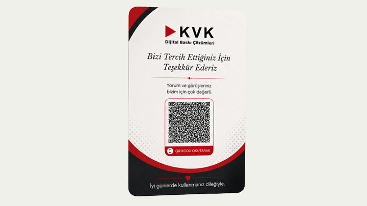 Teşekkür / Not Kartı 1