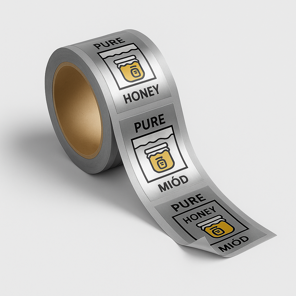 Premium stickers in a roll
