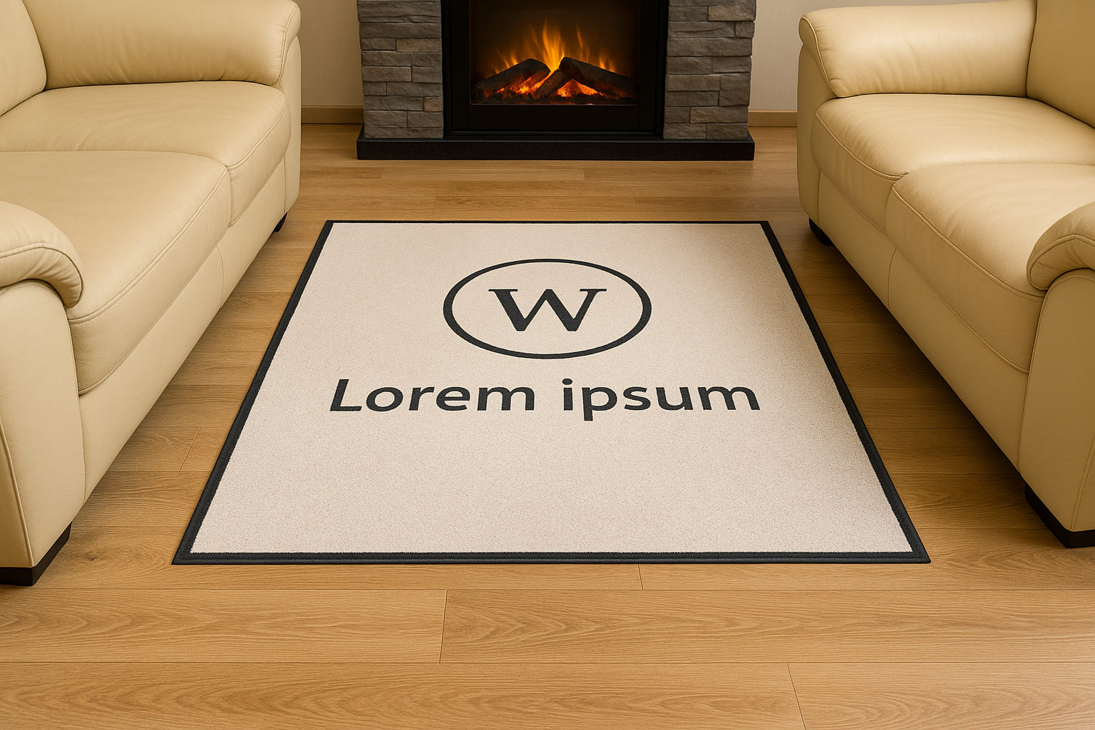 Promotional mat Velour