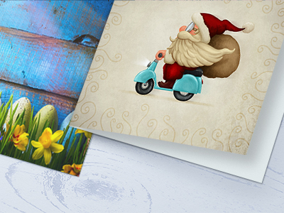 Postcards for holidays