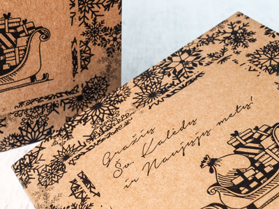 Kraft / Pastkartes svētkiem