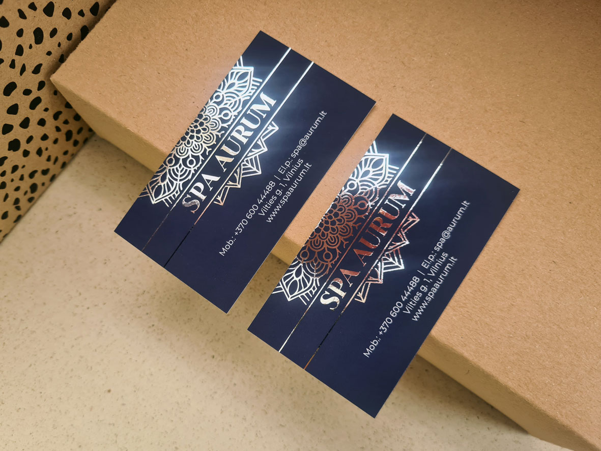 Foil / Vienpusės vizitinės