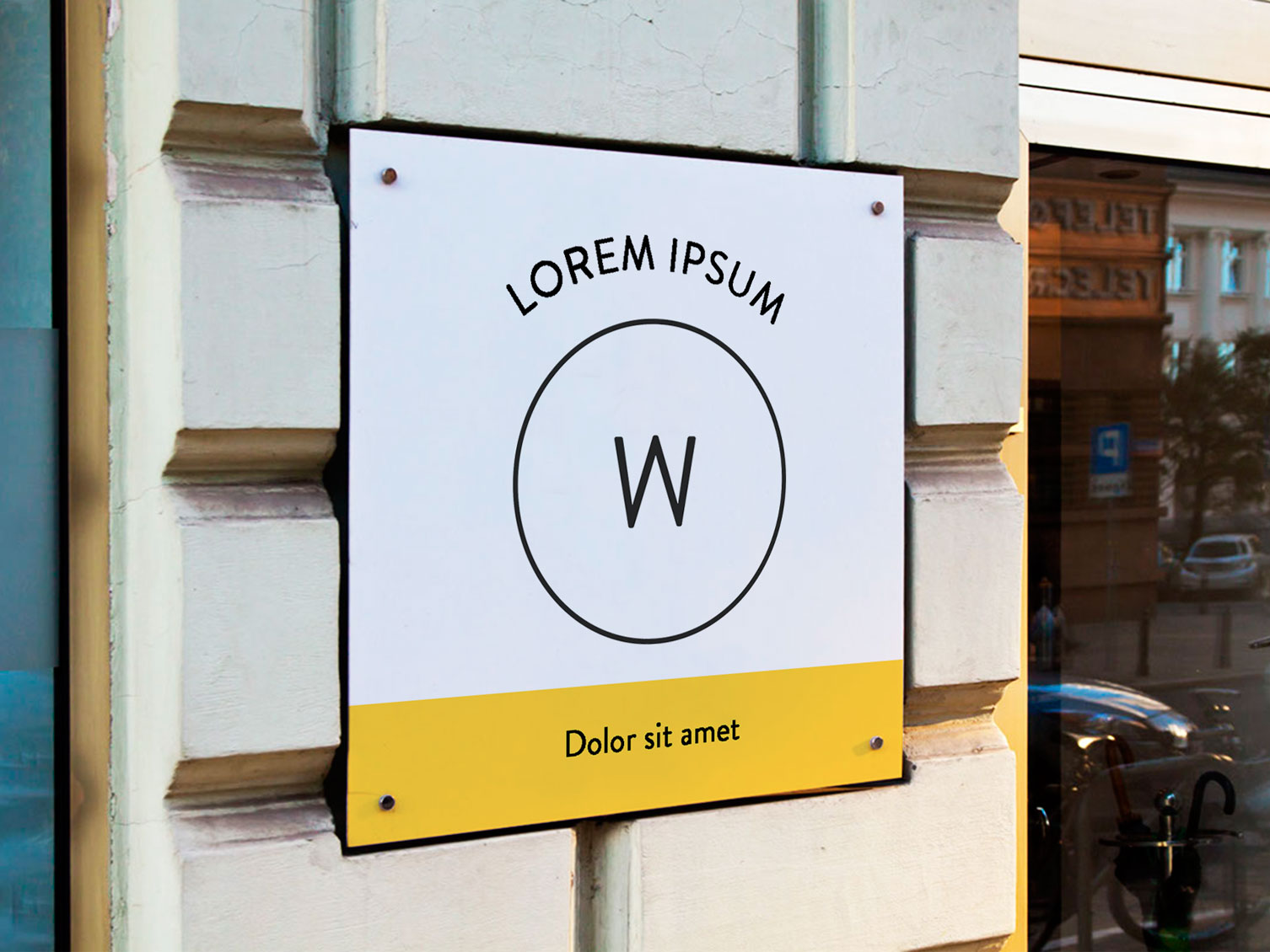 Werbetafeln und Schilder  