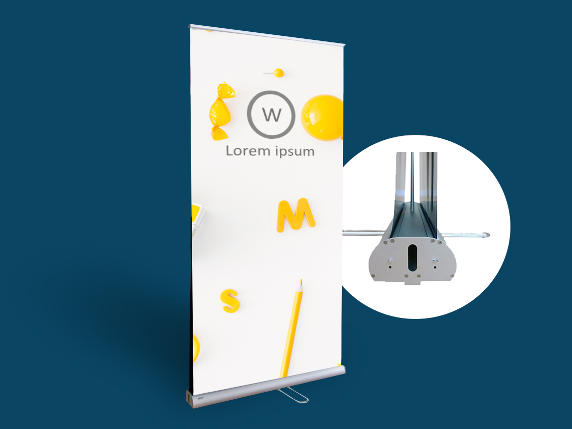 Roll up stendas Standard | Dvipusis