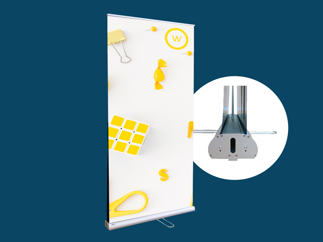 Roll up stends Elegant | Divpusējs