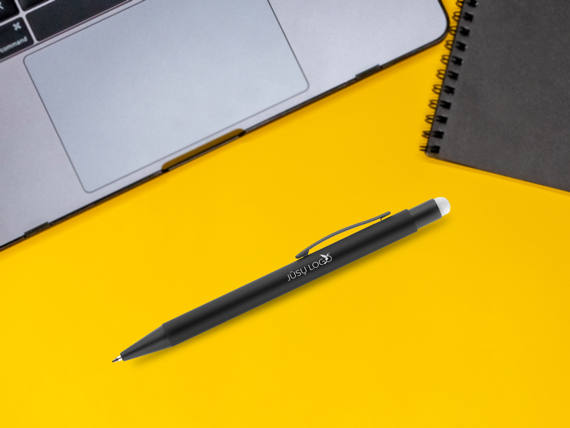 Metāla lodīšu pildspalva ar skārienuzgali NIRO