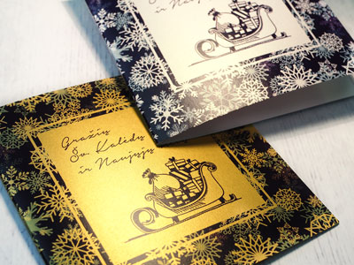 Deko/ Grußkarten für Feiertage