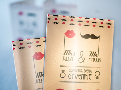 Deko/ Postcards and invitations