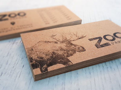 Eco- Kraft/ Dvipusės vizitinės