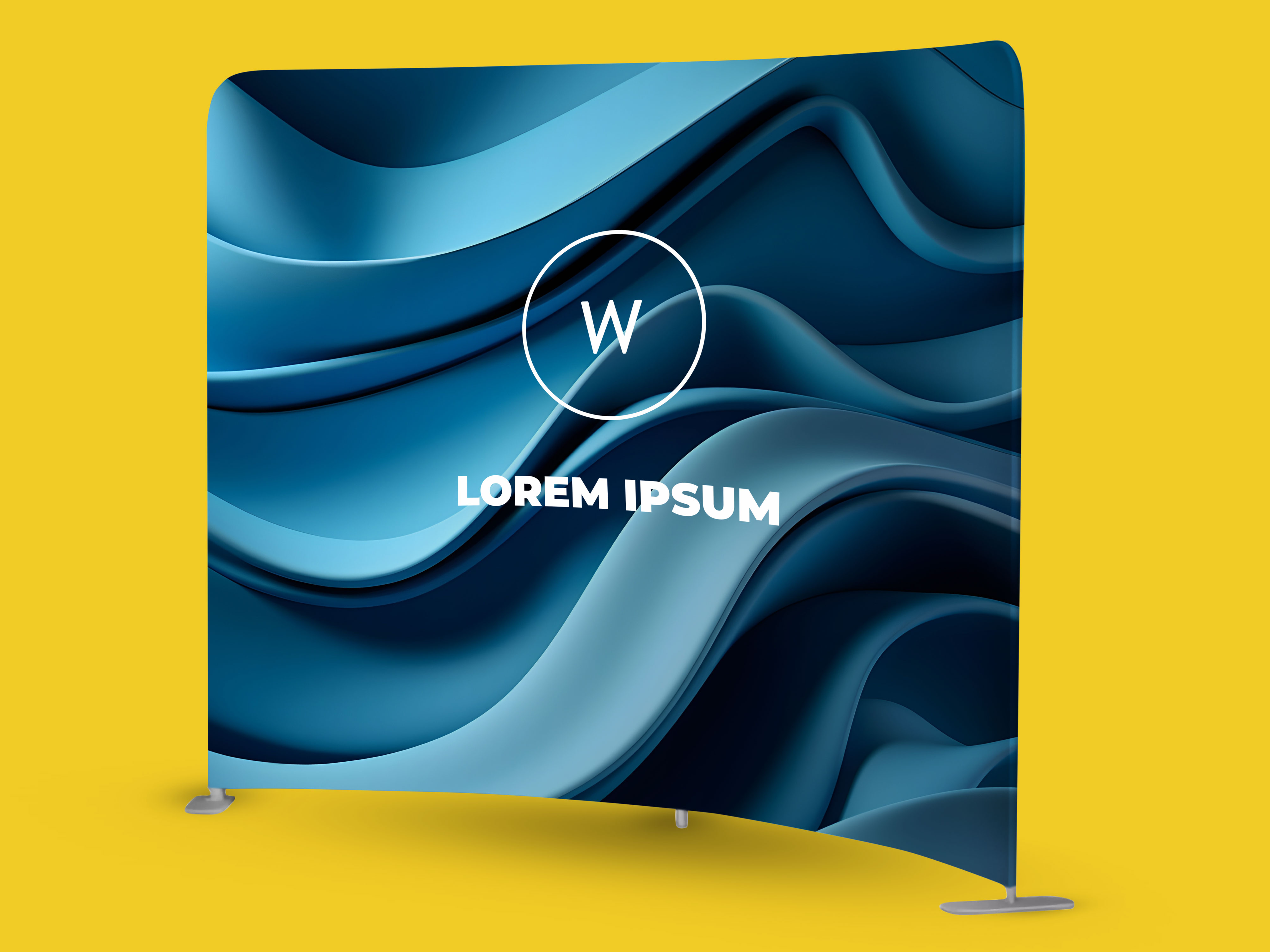 Tekstila "Vario" izliekta siena