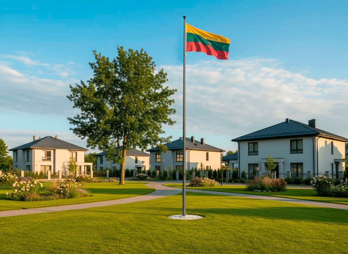 Vėliavos stiebas Flagmore | Tamsiai pilkas