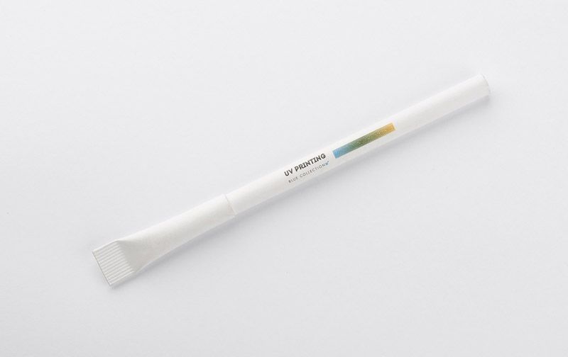 Popierinis ekologiškas tušinukas su logo PINK