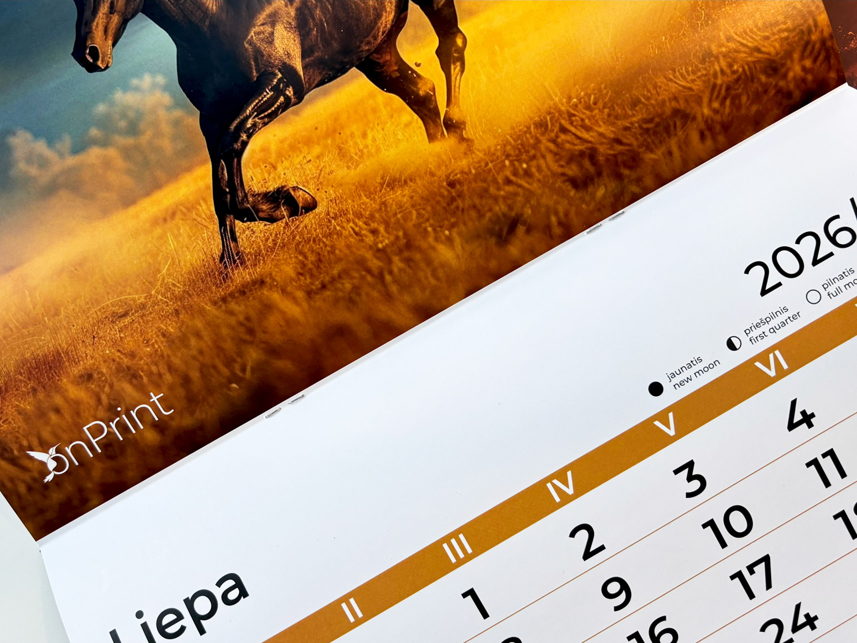 Kalendorius segtas kabėmis 4