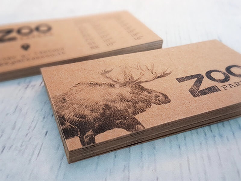 Eco- Craft dvipusės vizitinės