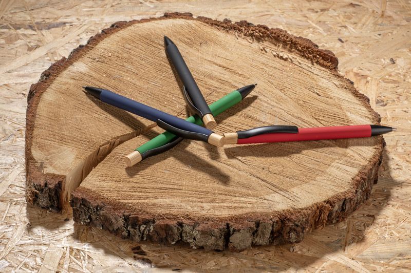 Rašiklis su įmonės logotipu