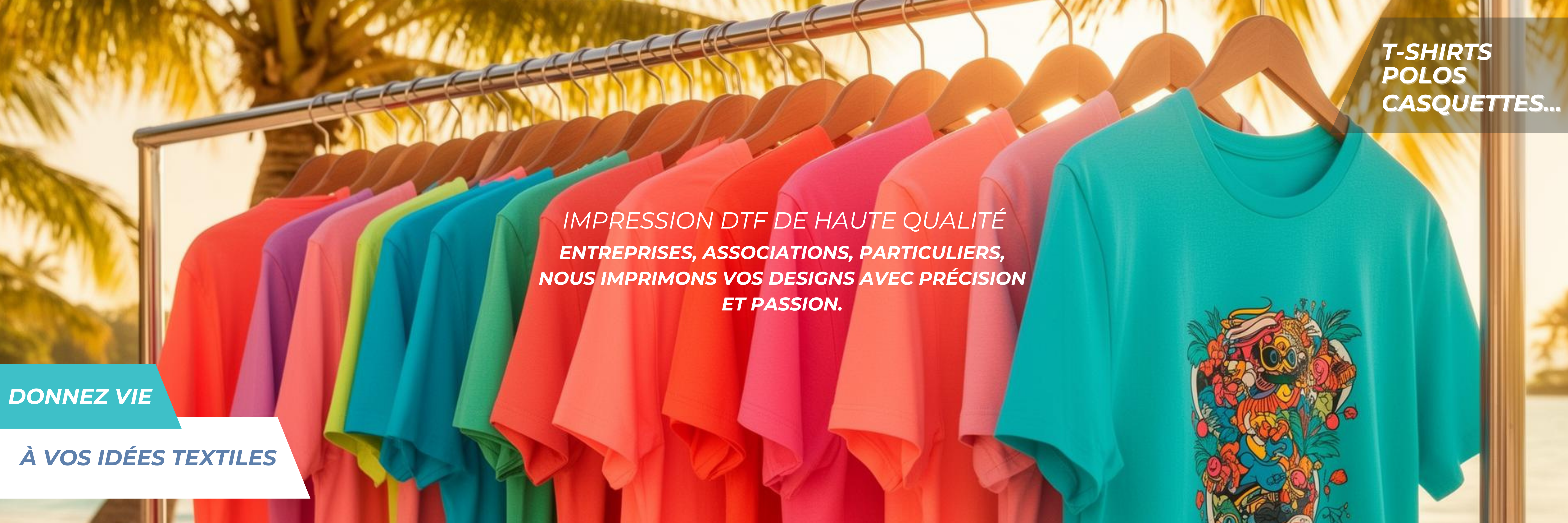 T-shirt portant avec texte