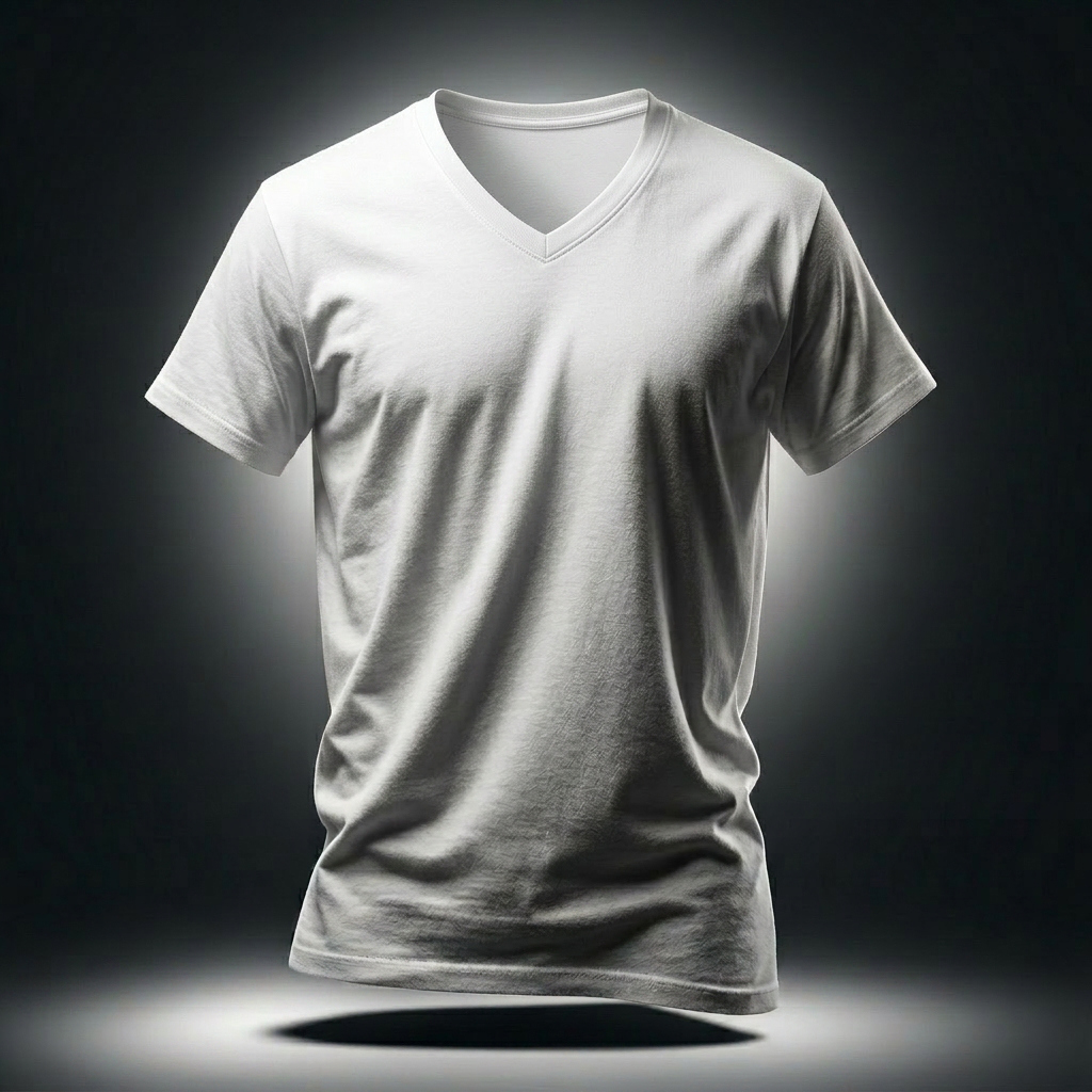 T-shirts col V